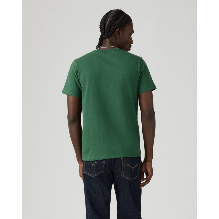 t-shirt homme  levi's ss original hm tee dark green