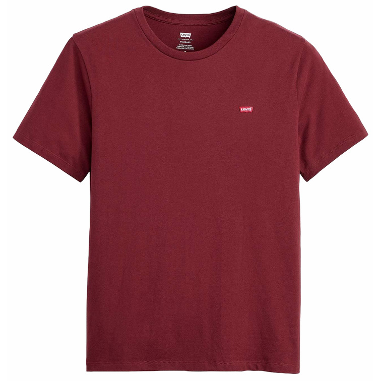t-shirt homme  levi's ss original hm tee tawny port