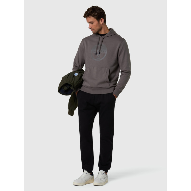 sweat-shirt homme  north sails hooded sweatshirt w/graphic