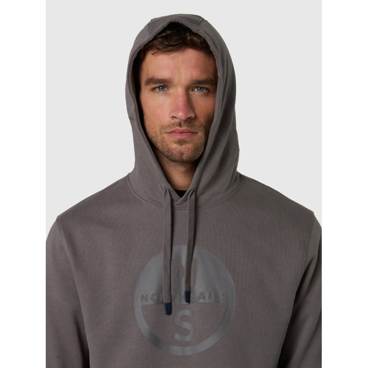 sweat-shirt homme  north sails hooded sweatshirt w/graphic