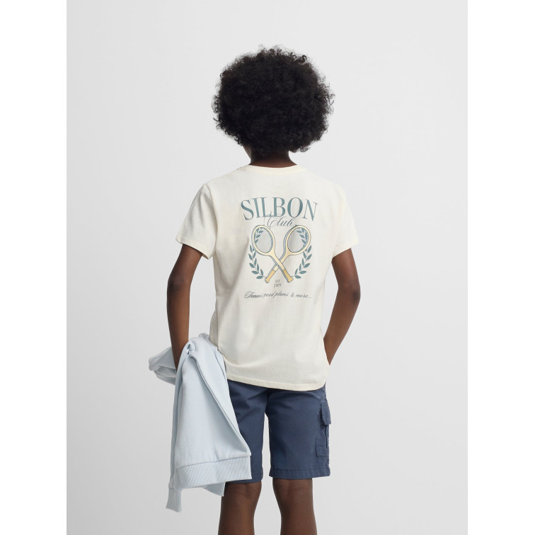 t-shirt garçon  silbon t-shirt kids silbon club