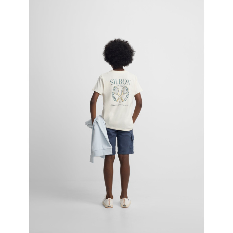 t-shirt garçon  silbon t-shirt kids silbon club
