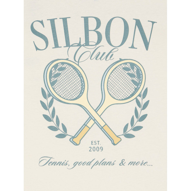 t-shirt garçon  silbon t-shirt kids silbon club