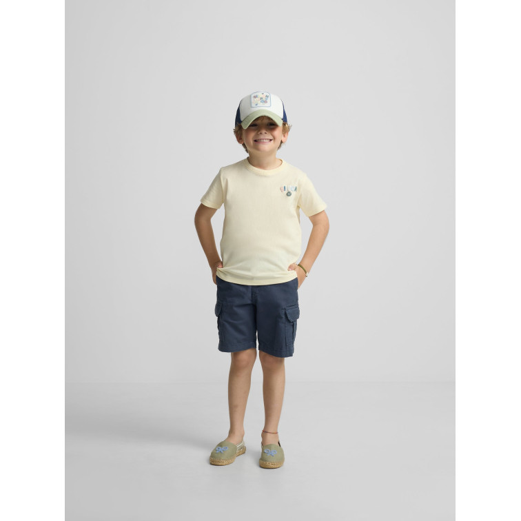 t-shirt garçon  silbon t-shirt kids happy