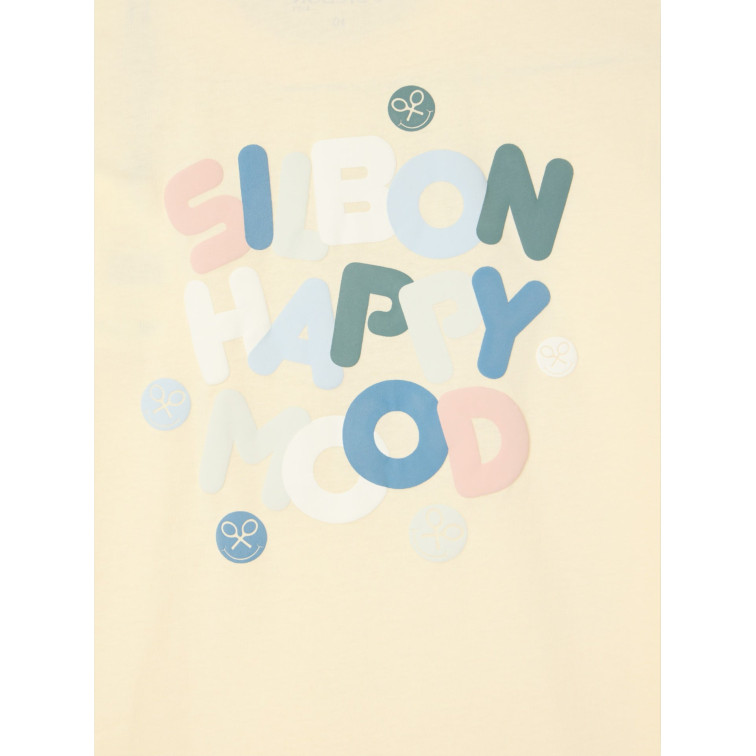 t-shirt garçon  silbon t-shirt kids happy