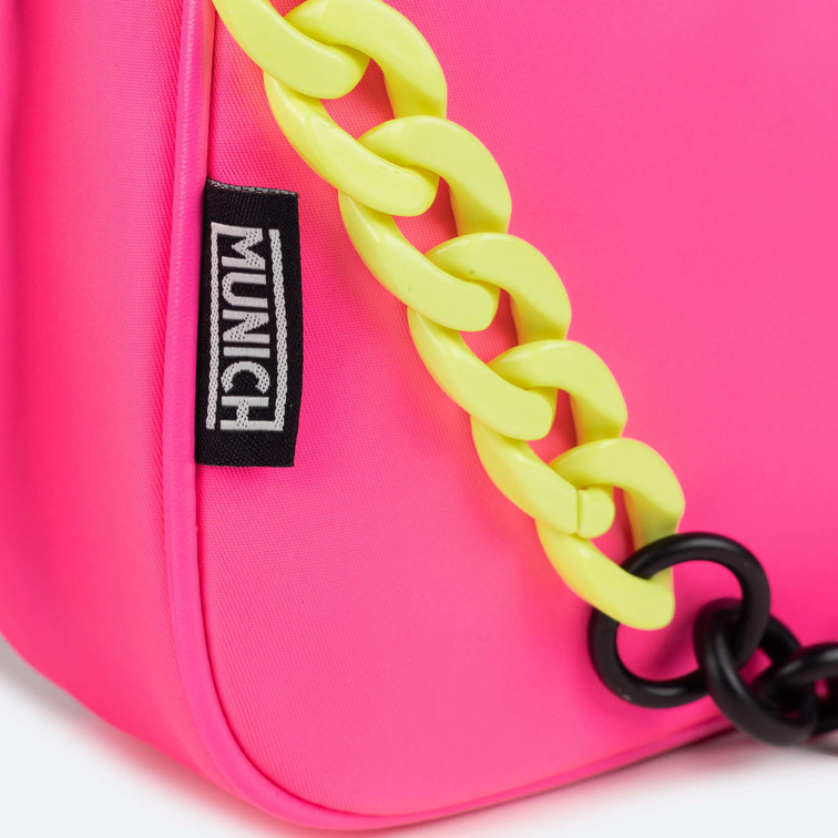 sac à main femme  munich mh crossbody baguette fuchsia