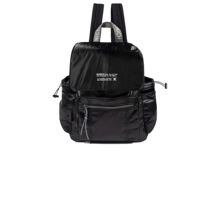 sac à main femme  munich deep recycled backpack black