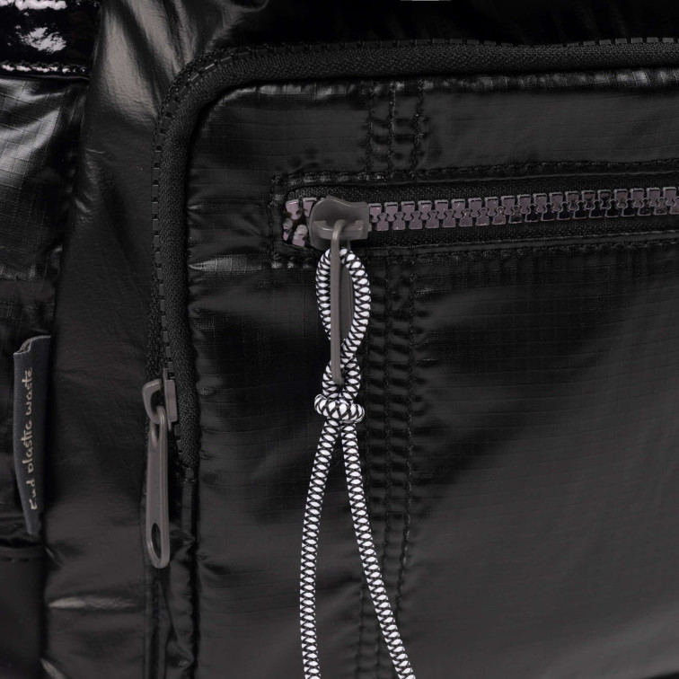 sac à main femme  munich deep recycled backpack black