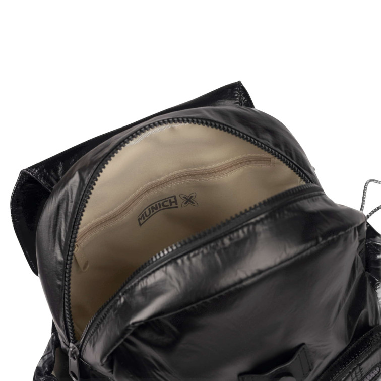 sac à main femme  munich deep recycled backpack black