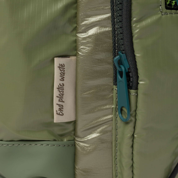 sac à main femme  munich deep recycled backpack khaki