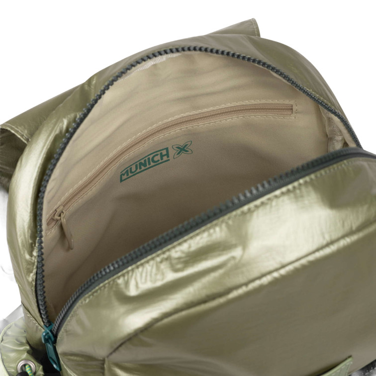 sac à main femme  munich deep recycled backpack khaki