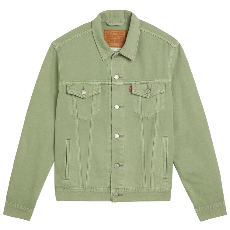 cazadora homme  levi's the trucker jacket greens