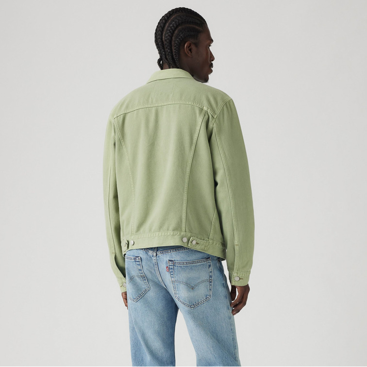 cazadora homme  levi's the trucker jacket greens