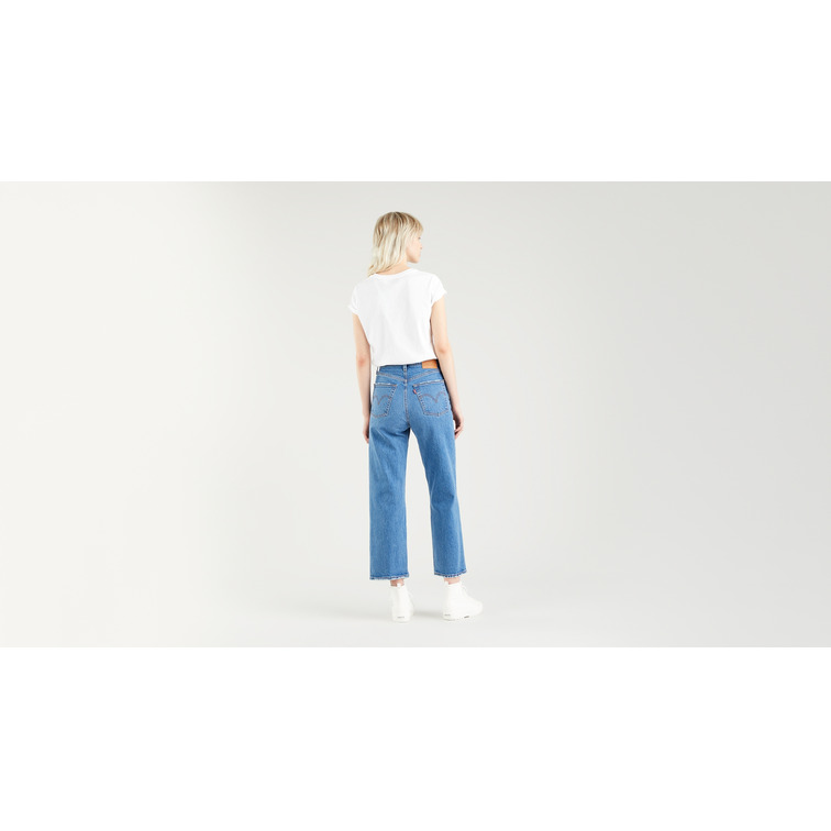 jeans femme  levis ribcage straight ankle jazz ji
