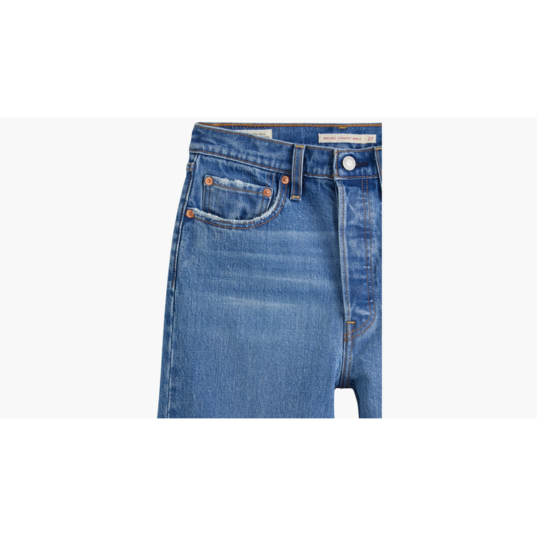 jeans femme  levis ribcage straight ankle jazz ji