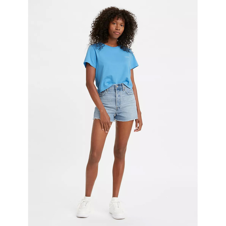 le short femme  levis ribcage short bernal frost