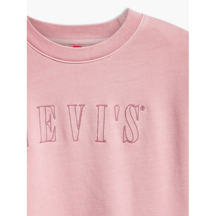 sweat-shirt femme  levis graphic diana crew serif outli