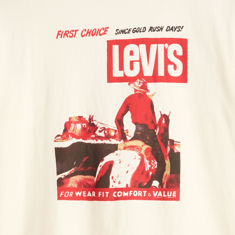 t-shirt homme  levi's vintage fit graphic tee first