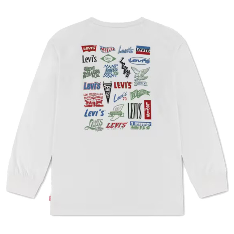 t-shirt garçon  levi's lvb lvb heritage logos ls tee