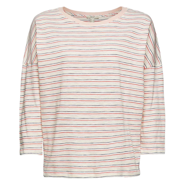t-shirt femme  ESPRIT lslv tee strpd