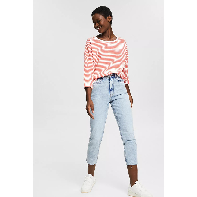 t-shirt femme  ESPRIT lslv tee strpd