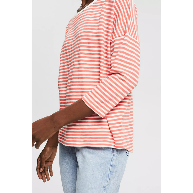 t-shirt femme  ESPRIT lslv tee strpd