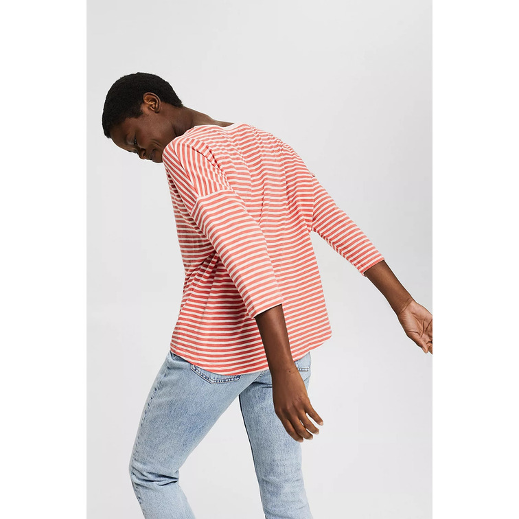 t-shirt femme  ESPRIT lslv tee strpd