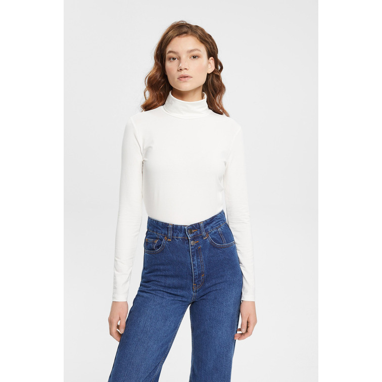 t-shirt femme  ESPRIT sus lslv rollnk