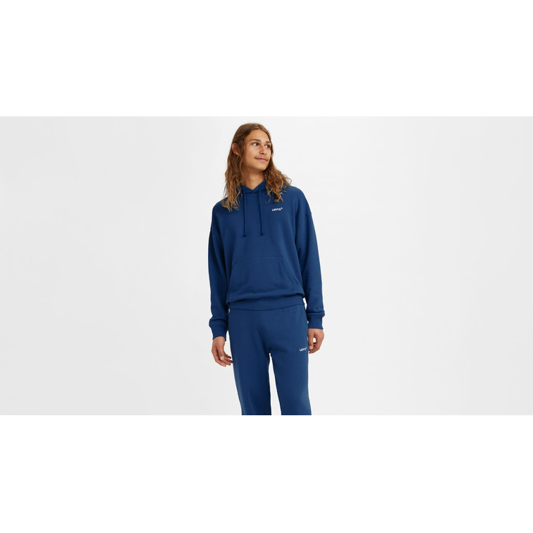 sweat-shirt homme  levis red tab sweats hoodie navy peo