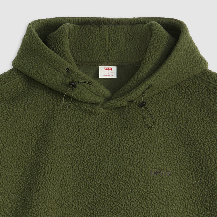 sweat-shirt homme  levi's cozy up hoodie duffel bag