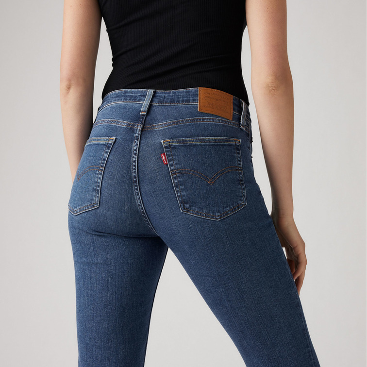 jeans femme  levi's 726 hr flare blue wave mid