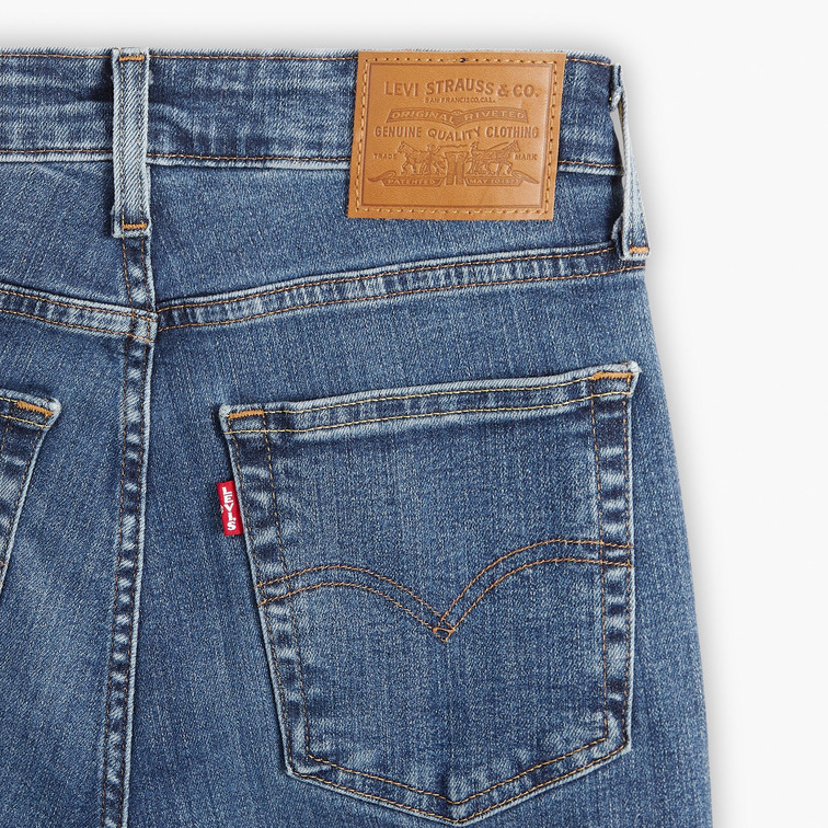 jeans femme  levi's 726 hr flare blue wave mid