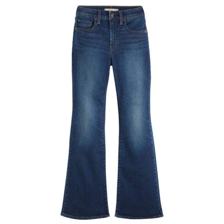 jeans femme  levi's 726 hr flare true blue dark