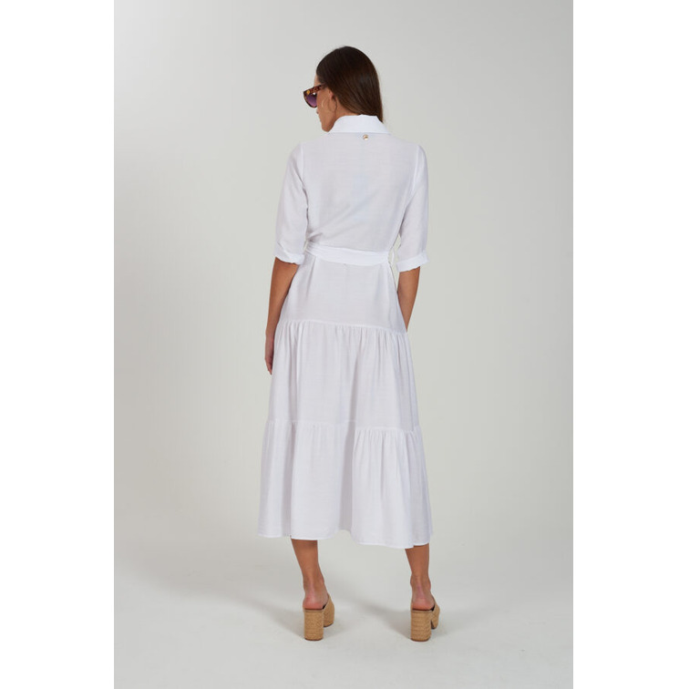 robe femme  yes zee abito donna chemisier con cint
