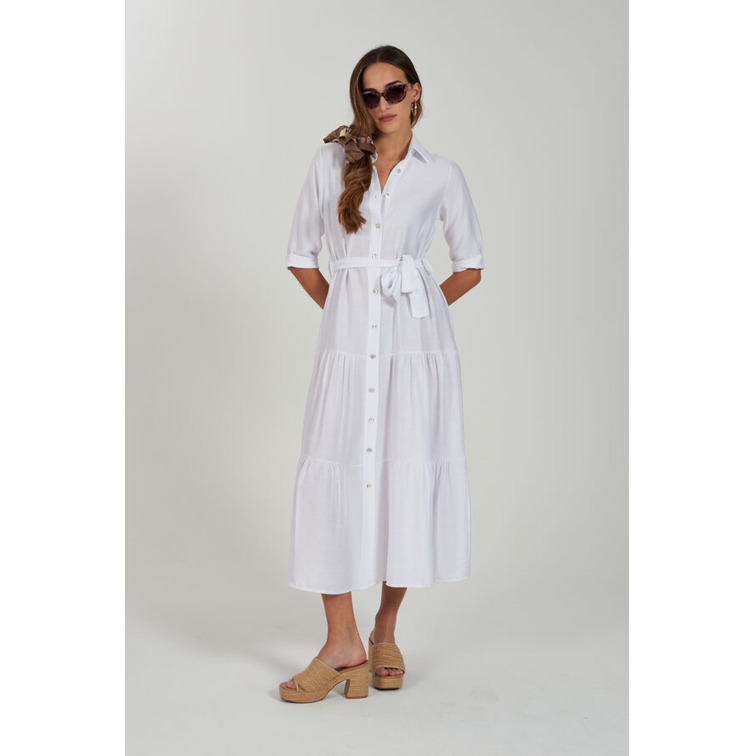 robe femme  yes zee abito donna chemisier con cint