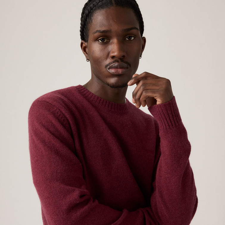maillot homme  levi's original hm sweater tawny port