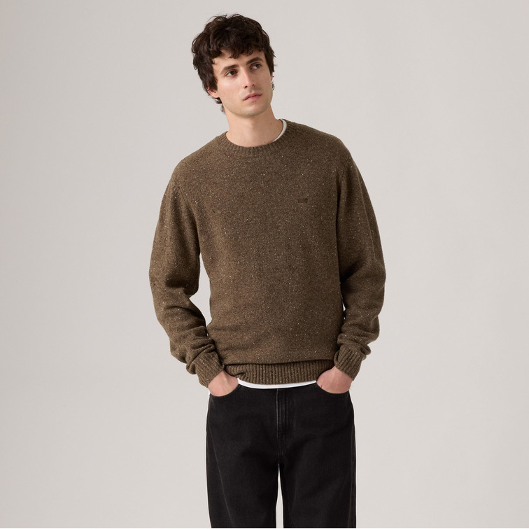 maillot homme  levi's original hm sweater neppy flec
