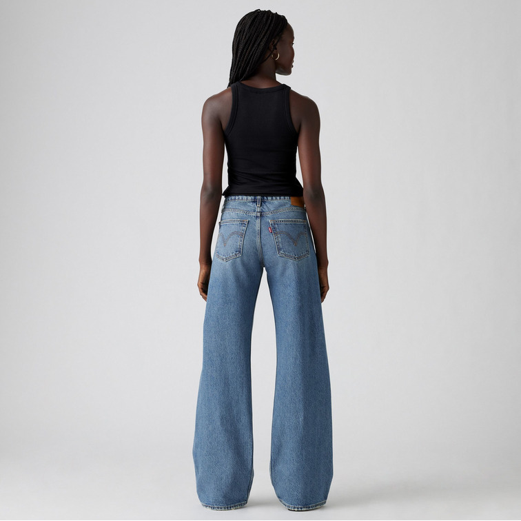 jeans femme  levi's low loose rescued city