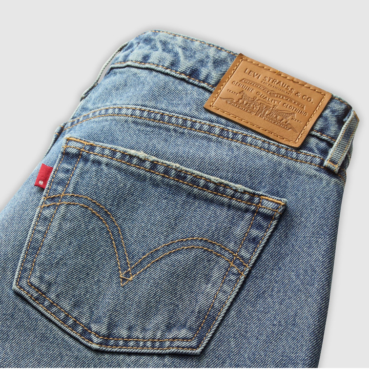 jeans femme  levi's low loose rescued city