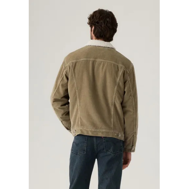 cazadora homme  levi's relaxed fit sherpa trkr timber