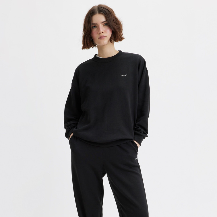 sweat-shirt femme  levi's everyday sweatshirt anthracite
