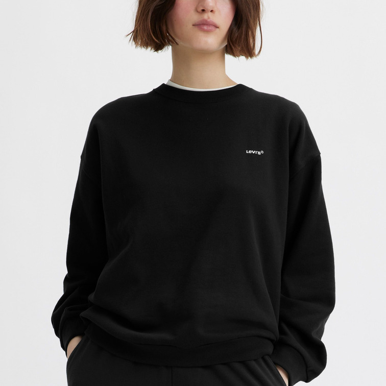 sweat-shirt femme  levi's everyday sweatshirt anthracite
