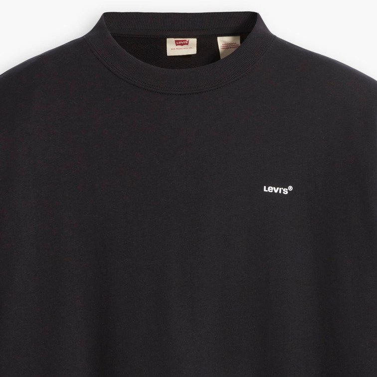sweat-shirt femme  levi's everyday sweatshirt anthracite