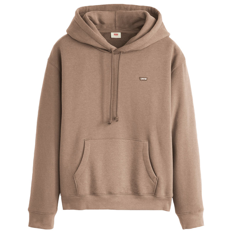 sweat-shirt femme  levi's everyday hoodie taupe gray hea