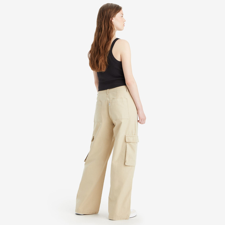 pantalon femme  levis baggy cargo safari