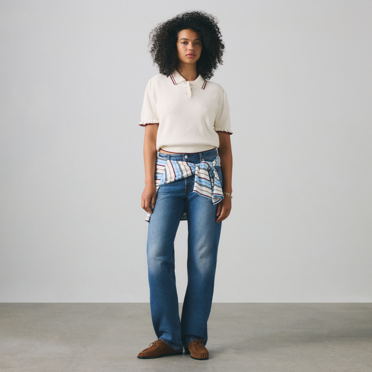 jeans femme  levi's 501 90s lightweight