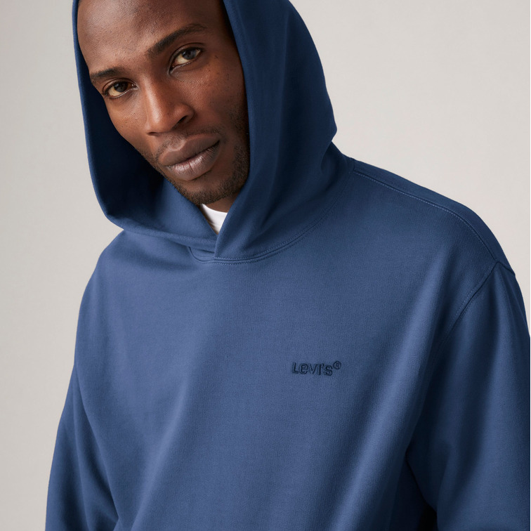 sweat-shirt homme  levi's the authentic hoodie sargasso