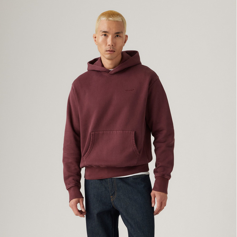sweat-shirt homme  levi's the authentic hoodie garment d