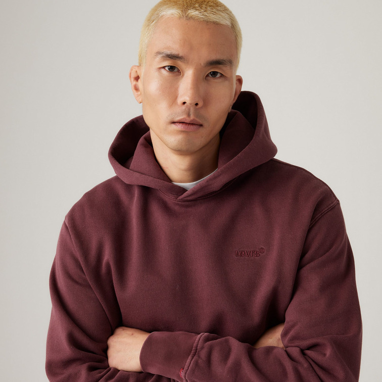 sweat-shirt homme  levi's the authentic hoodie garment d