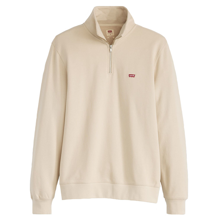 sweat-shirt homme  levi's original hm 1/4 zip fog